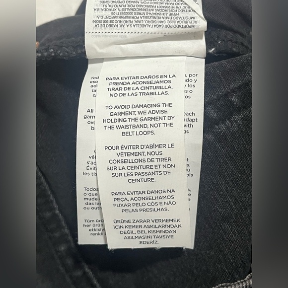 MNG Authentic Denim Women’s Black Denim Skirt Size Medium - Picture 10 of 12